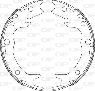 Open Parts BSA2212.00 - Komplet kočnica, bubanj kočnice www.molydon.hr