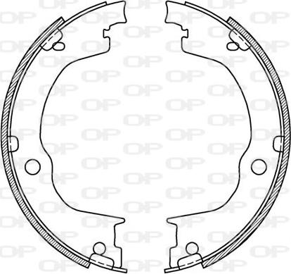 Open Parts BSA2220.00 - Komplet kočnica, bubanj kočnice www.molydon.hr