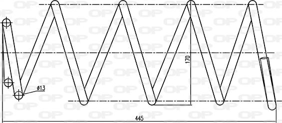 Open Parts CSR9045.00 - Opruga trapa www.molydon.hr