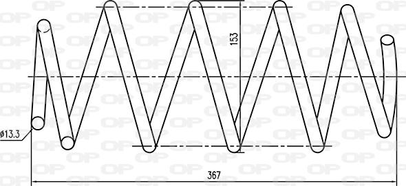 Open Parts CSR9042.02 - Opruga trapa www.molydon.hr