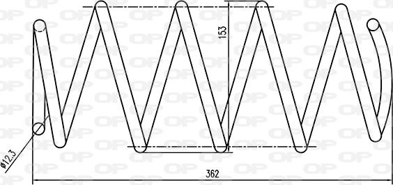 Open Parts CSR9054.00 - Opruga trapa www.molydon.hr