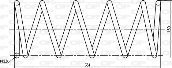 Open Parts CSR9056.00 - Opruga trapa www.molydon.hr