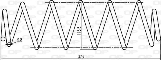 Open Parts CSR9051.00 - Opruga trapa www.molydon.hr