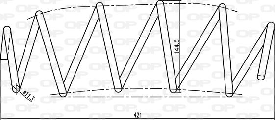 Open Parts CSR9064.00 - Opruga trapa www.molydon.hr