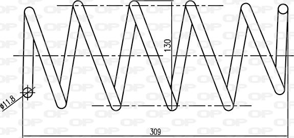 Open Parts CSR9065.00 - Opruga trapa www.molydon.hr