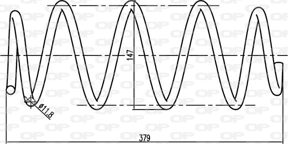 Open Parts CSR9067.02 - Opruga trapa www.molydon.hr