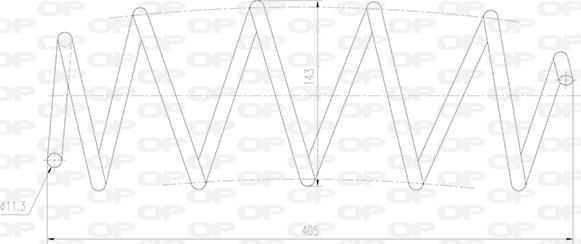 Open Parts CSR9013.00 - Opruga trapa www.molydon.hr