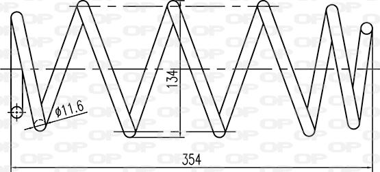 Open Parts CSR9033.00 - Opruga trapa www.molydon.hr