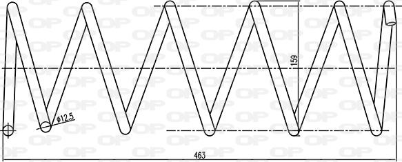 Open Parts CSR9191.00 - Opruga trapa www.molydon.hr