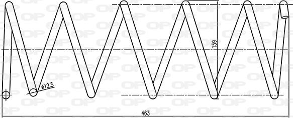 Open Parts CSR9191.02 - Opruga trapa www.molydon.hr