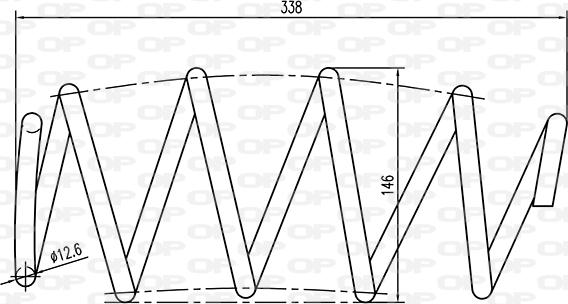 Open Parts CSR9146.00 - Opruga trapa www.molydon.hr