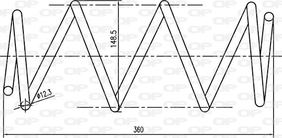 Open Parts CSR9151.00 - Opruga trapa www.molydon.hr