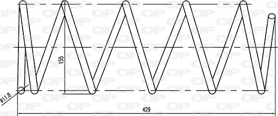 Open Parts CSR9187.00 - Opruga trapa www.molydon.hr