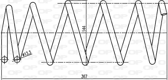 Open Parts CSR9134.00 - Opruga trapa www.molydon.hr