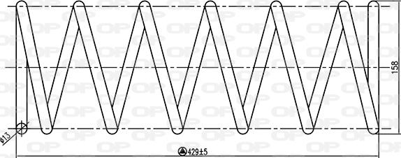 Open Parts CSR9132.00 - Opruga trapa www.molydon.hr