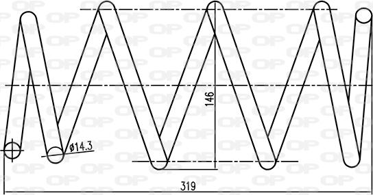 Open Parts CSR9206.00 - Opruga trapa www.molydon.hr