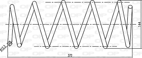 Open Parts CSR9233.00 - Opruga trapa www.molydon.hr