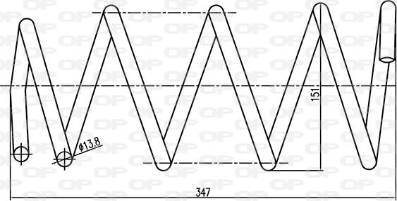 Open Parts CSR9237.00 - Opruga trapa www.molydon.hr