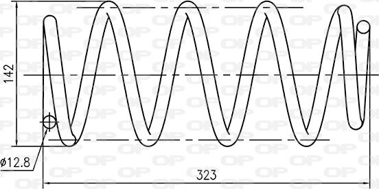 Open Parts CSR9276.00 - Opruga trapa www.molydon.hr