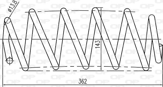 Open Parts CSR9271.00 - Opruga trapa www.molydon.hr