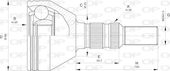 Open Parts CVJ5440.10 - Kardan, Pogonska osovina www.molydon.hr