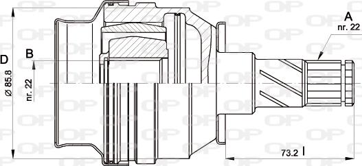 Open Parts CVJ5407.20 - Kardan, Pogonska osovina www.molydon.hr