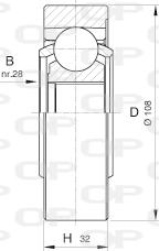 Open Parts CVJ5423.20 - Kardan, Pogonska osovina www.molydon.hr