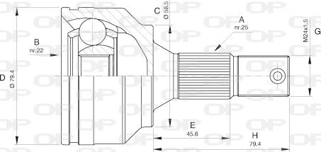 Open Parts CVJ5530.10 - Kardan, Pogonska osovina www.molydon.hr