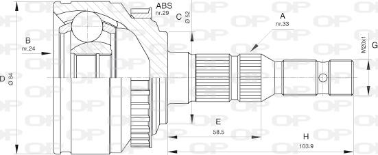 Open Parts CVJ5527.10 - Kardan, Pogonska osovina www.molydon.hr