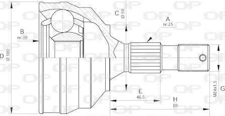 Open Parts CVJ5640.10 - Kardan, Pogonska osovina www.molydon.hr