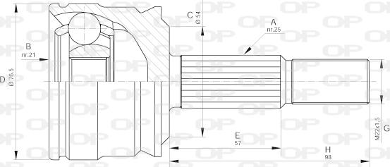 Open Parts CVJ5642.10 - Kardan, Pogonska osovina www.molydon.hr