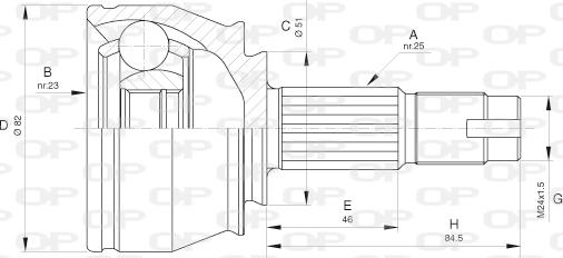 Open Parts CVJ5651.10 - Kardan, Pogonska osovina www.molydon.hr