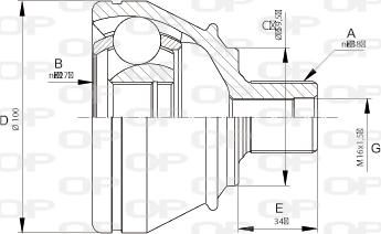 Open Parts CVJ5667.10 - Kardan, Pogonska osovina www.molydon.hr