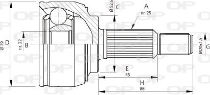 Open Parts CVJ5688.10 - Kardan, Pogonska osovina www.molydon.hr