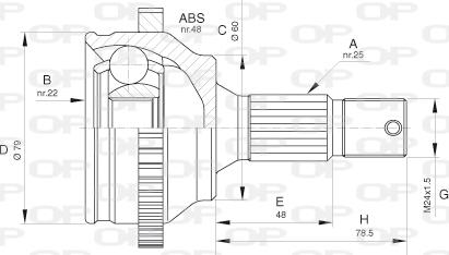 Open Parts CVJ5626.10 - Kardan, Pogonska osovina www.molydon.hr