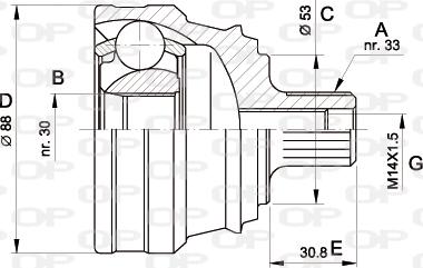 Open Parts CVJ5090.10 - Kardan, Pogonska osovina www.molydon.hr