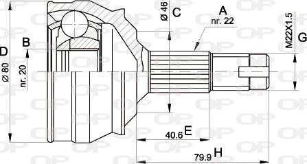 Open Parts CVJ5011.10 - Kardan, Pogonska osovina www.molydon.hr