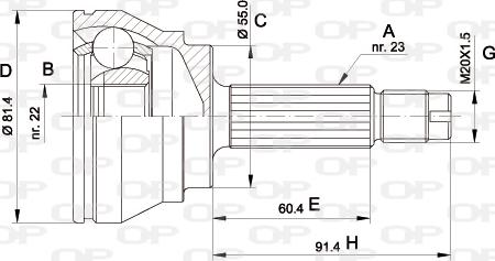 Open Parts CVJ5012.10 - Kardan, Pogonska osovina www.molydon.hr