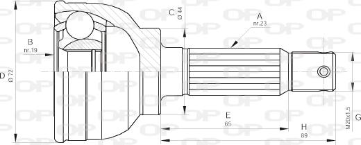 Open Parts CVJ5079.10 - Kardan, Pogonska osovina www.molydon.hr