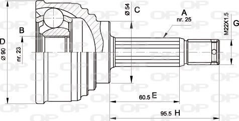 Open Parts CVJ5147.10 - Kardan, Pogonska osovina www.molydon.hr