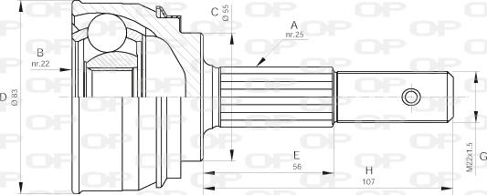 Open Parts CVJ5163.10 - Kardan, Pogonska osovina www.molydon.hr