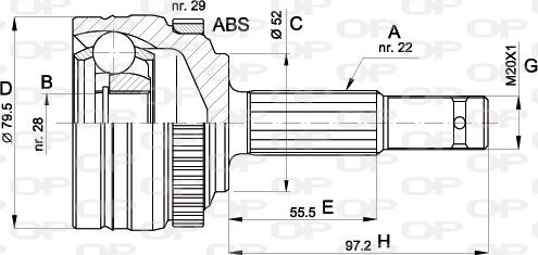 Open Parts CVJ5114.10 - Kardan, Pogonska osovina www.molydon.hr