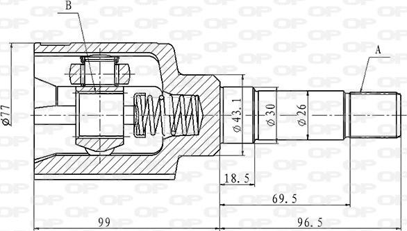 Open Parts CVJ5859.20 - Kardan, Pogonska osovina www.molydon.hr