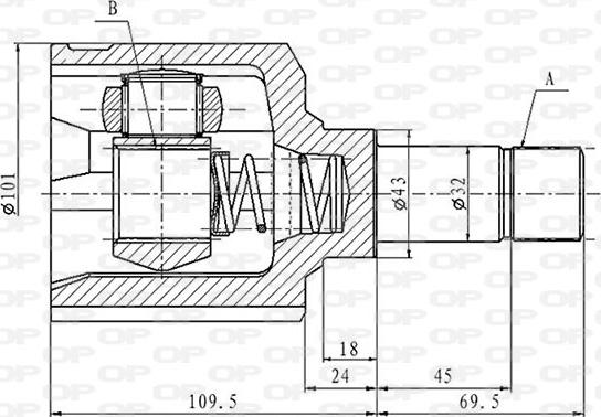 Open Parts CVJ5856.20 - Kardan, Pogonska osovina www.molydon.hr