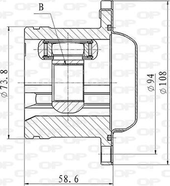 Open Parts CVJ5869.20 - Kardan, Pogonska osovina www.molydon.hr