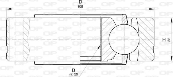 Open Parts CVJ5819.20 - Kardan, Pogonska osovina www.molydon.hr