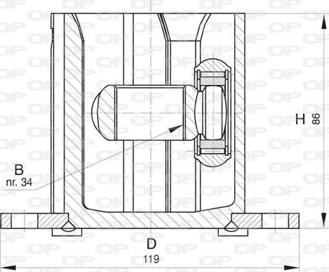 Open Parts CVJ5817.20 - Kardan, Pogonska osovina www.molydon.hr