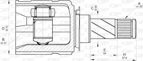 Open Parts CVJ5823.20 - Kardan, Pogonska osovina www.molydon.hr