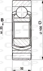 Open Parts CVJ5399.20 - Kardan, Pogonska osovina www.molydon.hr