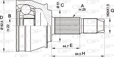 Open Parts CVJ5302.10 - Kardan, Pogonska osovina www.molydon.hr